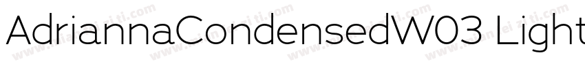 AdriannaCondensedW03 Light Regular字体转换